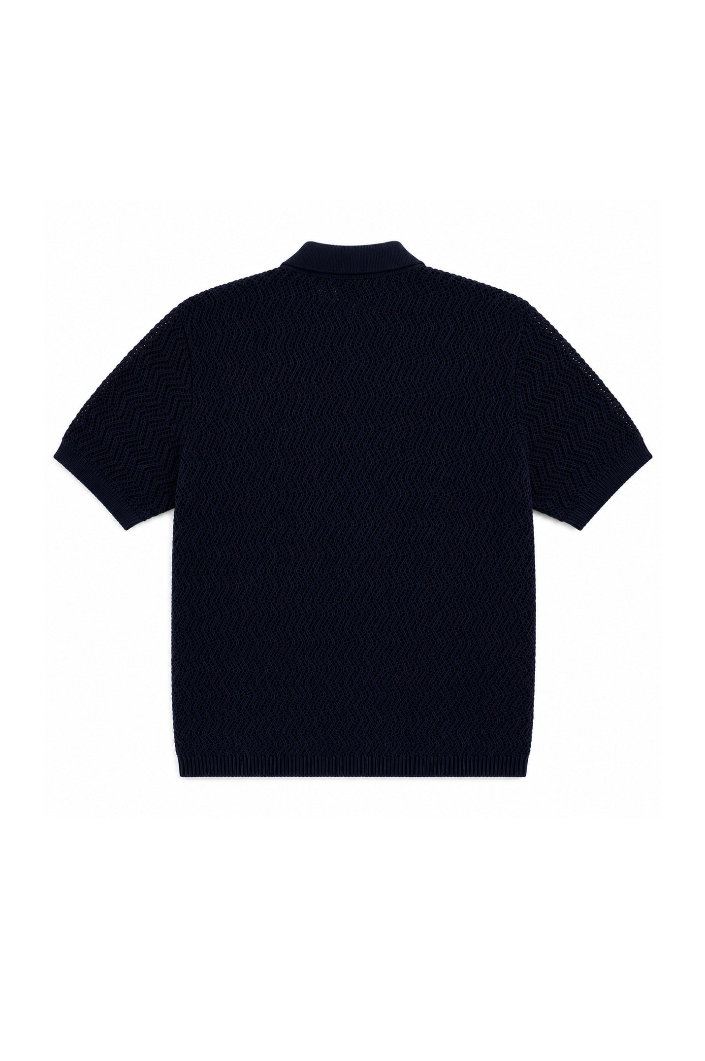 Navy Cotton Knit Shirt
